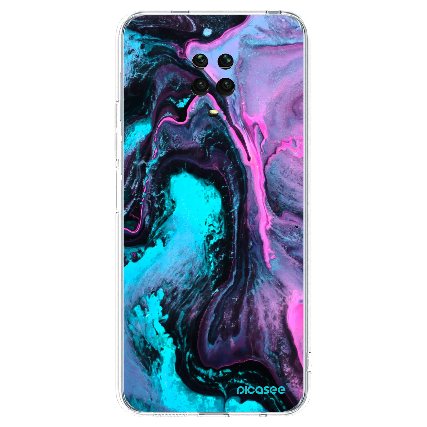 Picasee Xiaomi Redmi Note 9 Pro Hülle - Transparentes Silikon - Lean 2