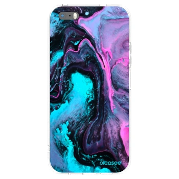 Picasee Apple iPhone 5/5S/SE Hülle - Transparentes Silikon - Lean 2