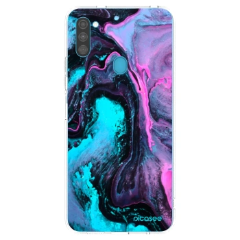 Picasee Samsung Galaxy M11 Hülle - Transparentes Silikon - Lean 2