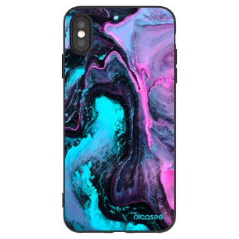 Picasee Apple iPhone XS Max Hülle - Schwarzes Silikon - Lean 2