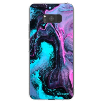 Picasee Samsung Galaxy S8 G950F Hülle - Transparentes Silikon - Lean 2