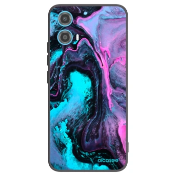 Picasee Motorola Moto G34 5G Hülle - Schwarzes Silikon - Lean 2