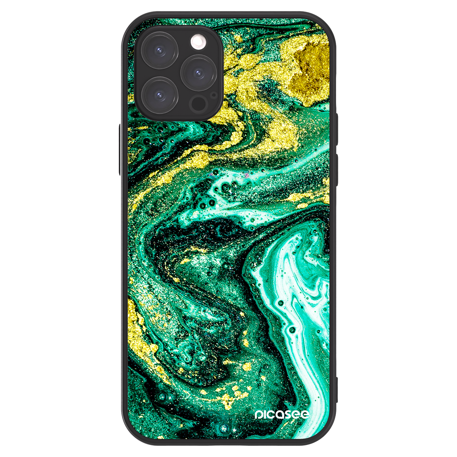 Picasee ULTIMATE CASE für Apple iPhone 12 Pro - Green Gold