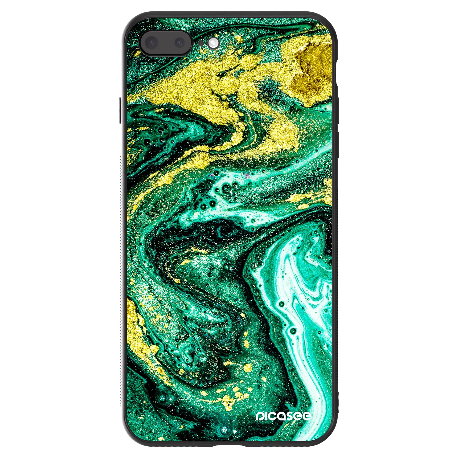 Picasee ULTIMATE CASE für Apple iPhone 7 Plus - Green Gold