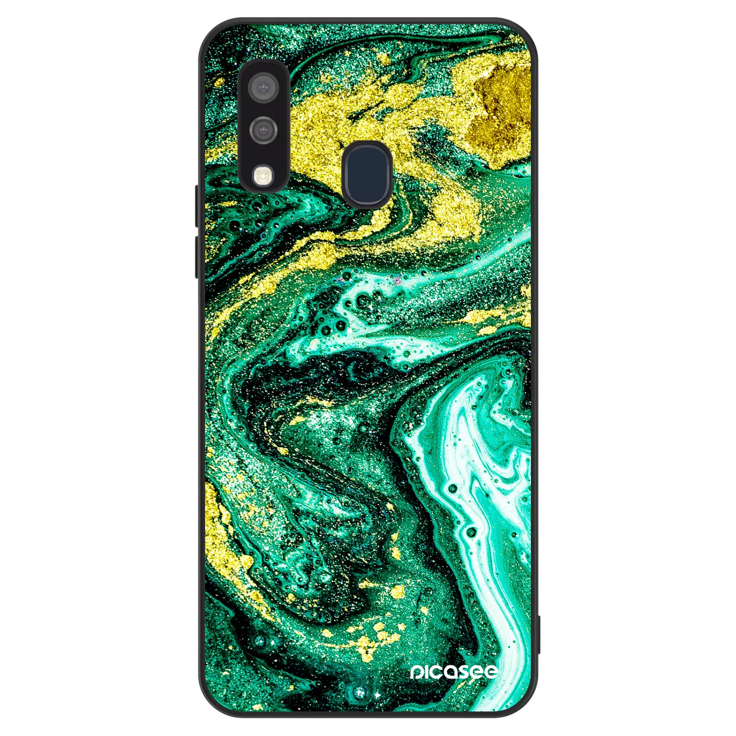 Picasee ULTIMATE CASE für Samsung Galaxy A40 A405F - Green Gold