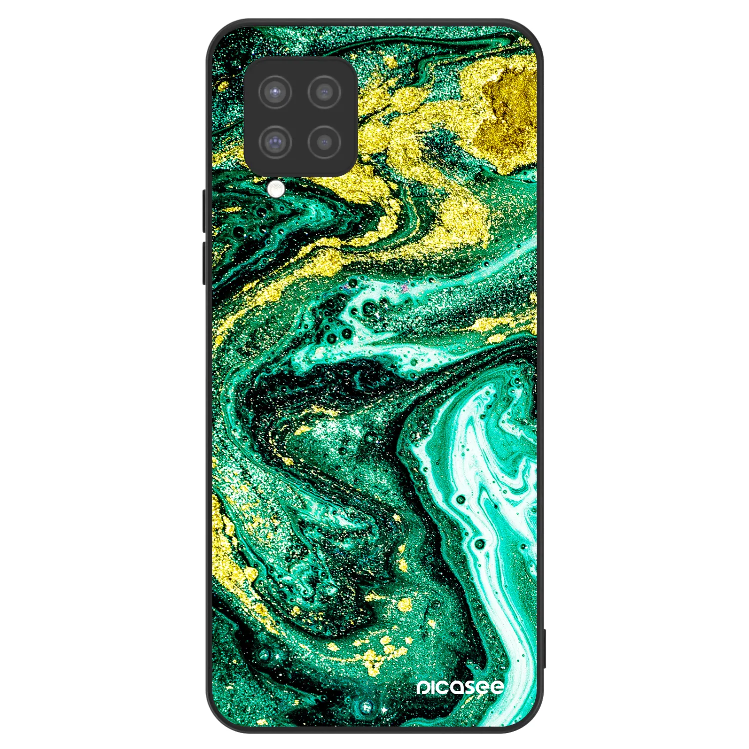 Picasee ULTIMATE CASE für Samsung Galaxy A42 A426B - Green Gold