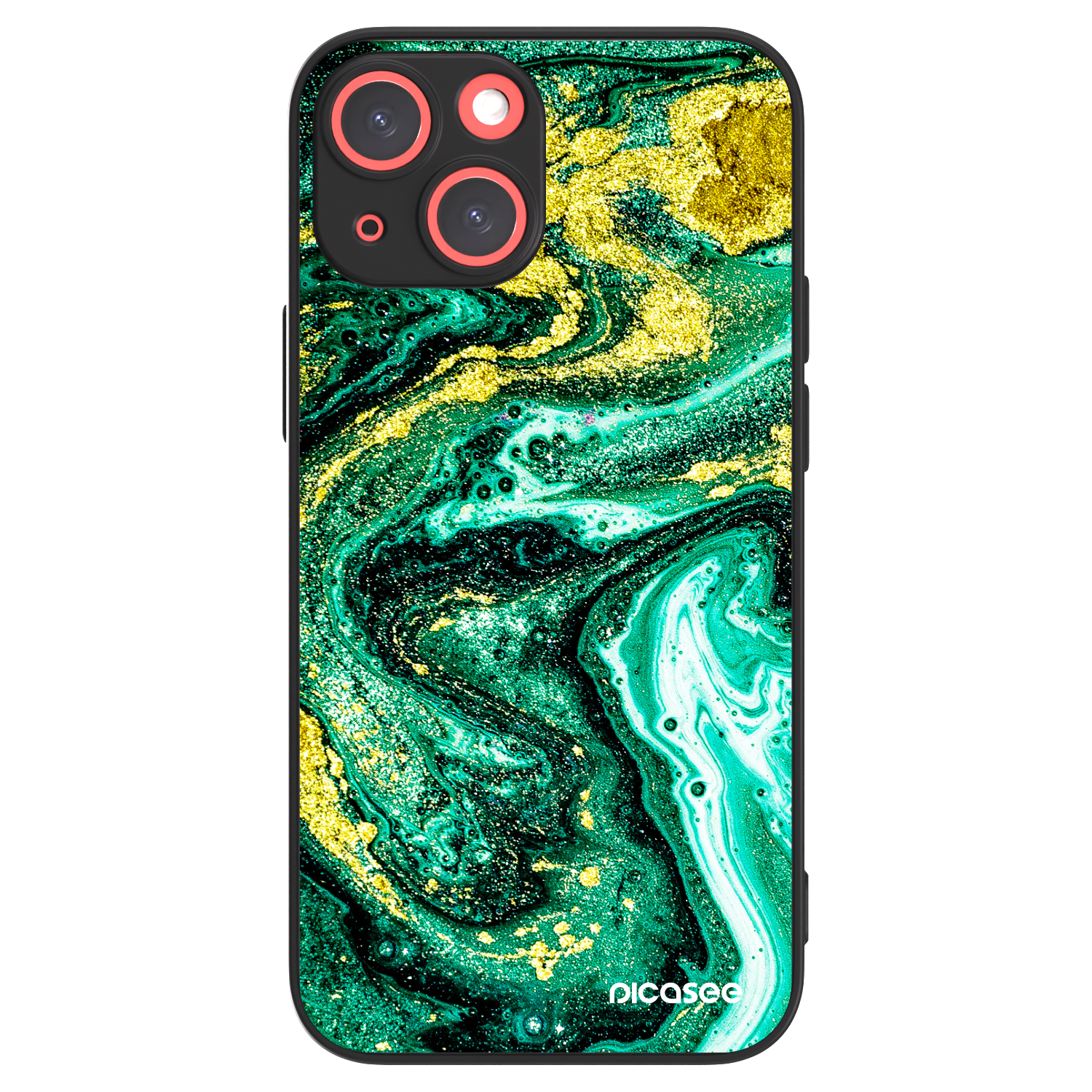 Picasee ULTIMATE CASE für Apple iPhone 13 mini - Green Gold