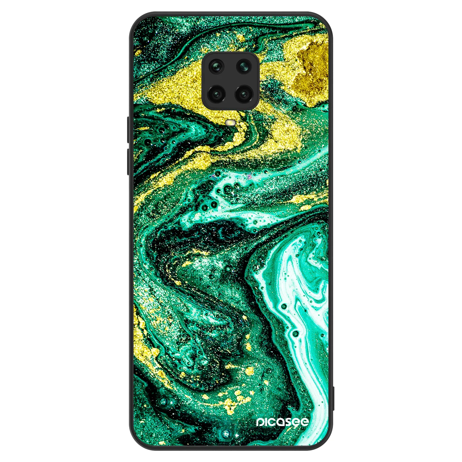 Picasee ULTIMATE CASE für Xiaomi Redmi Note 9S - Green Gold
