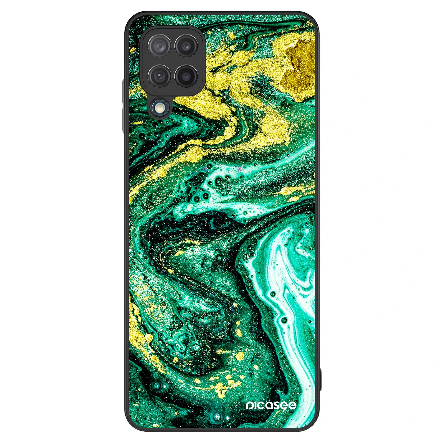 Picasee ULTIMATE CASE für Samsung Galaxy M12 M127F - Green Gold
