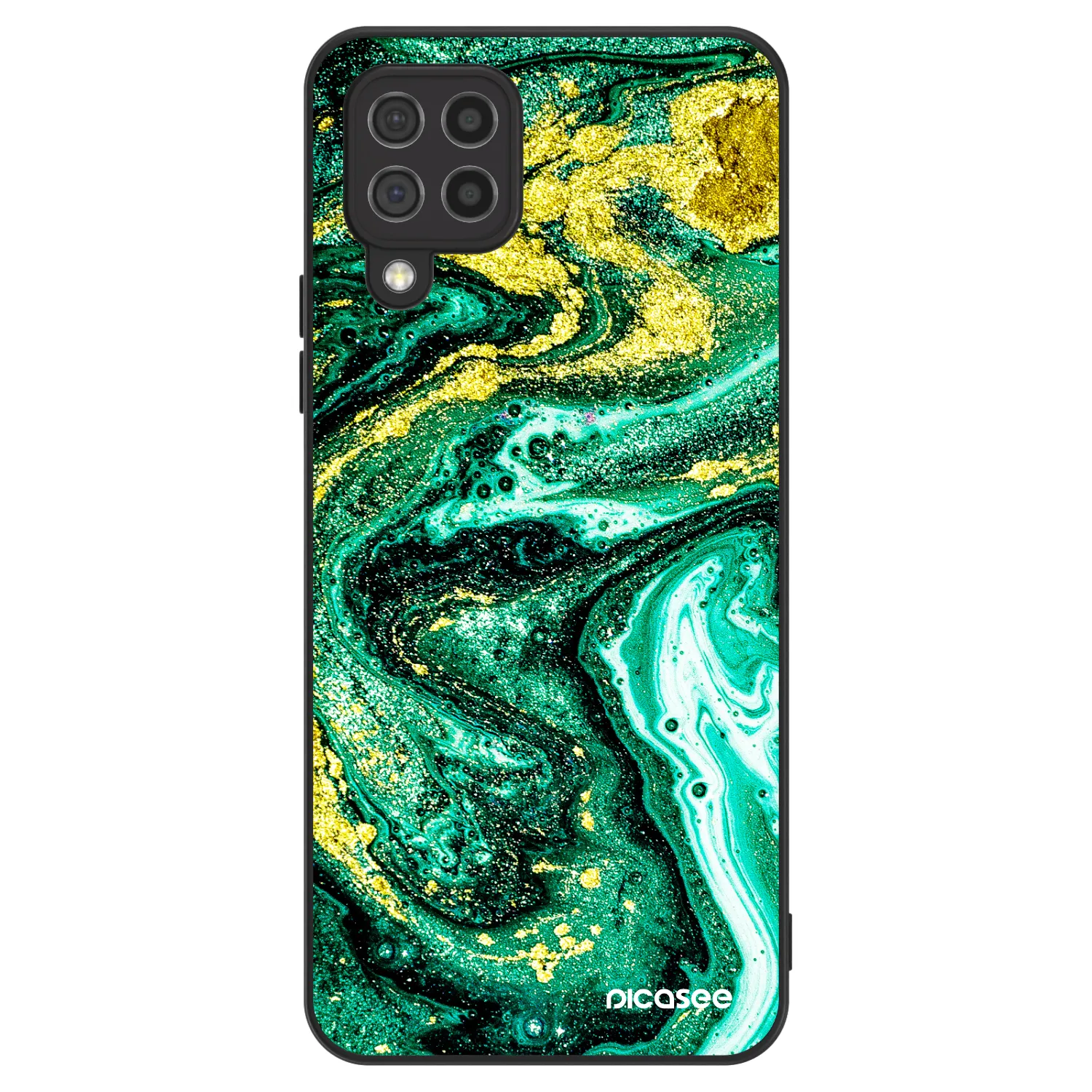 Picasee ULTIMATE CASE für Samsung Galaxy A22 A225F 4G - Green Gold