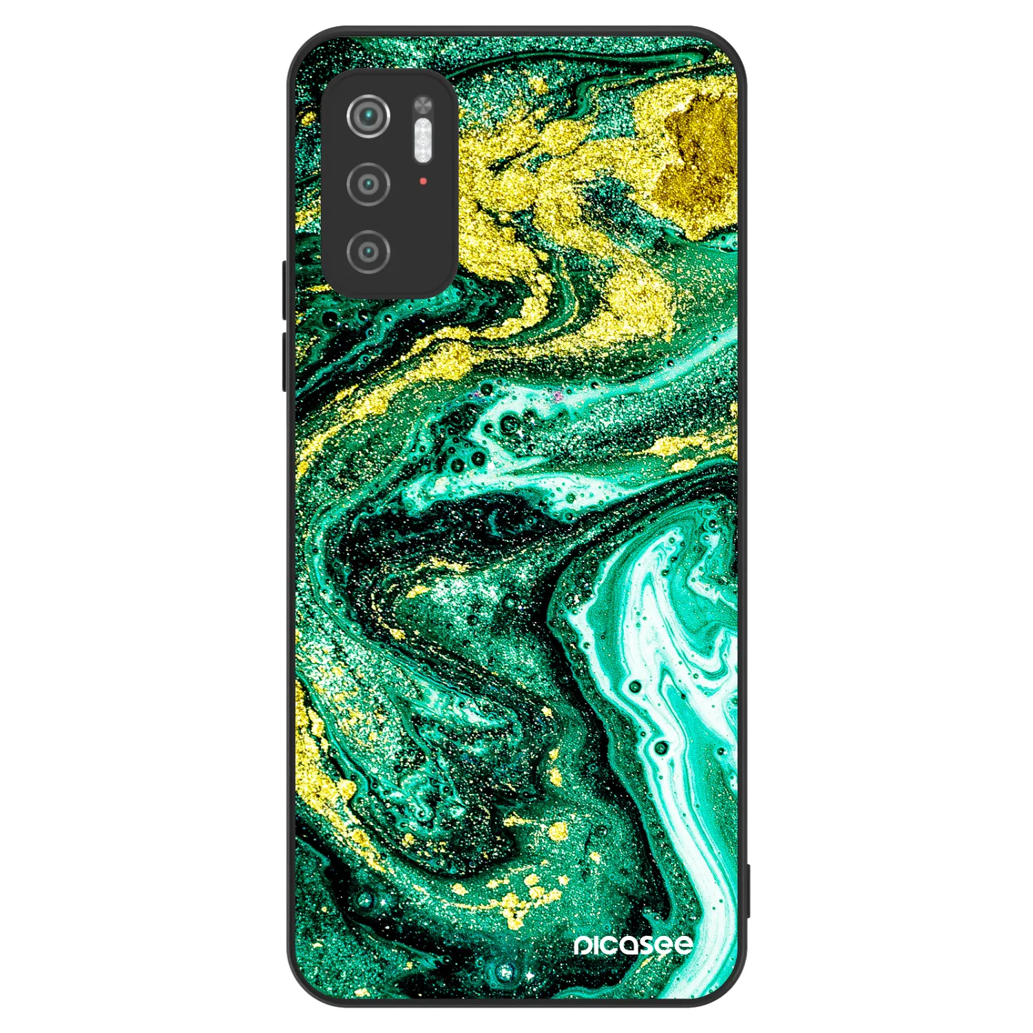 Picasee ULTIMATE CASE für Xiaomi Poco M3 Pro 5G - Green Gold