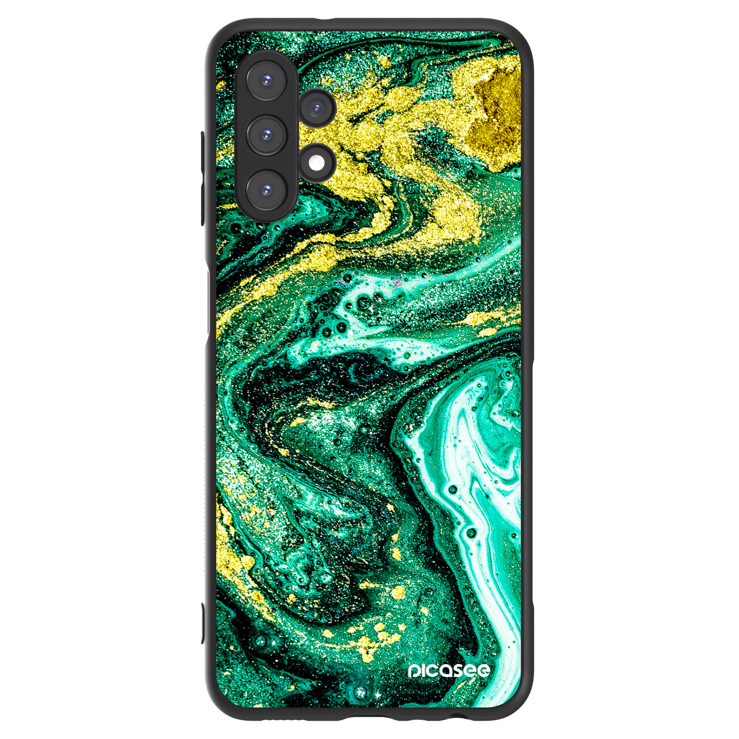 Picasee ULTIMATE CASE für Samsung Galaxy A13 4G A135 - Green Gold