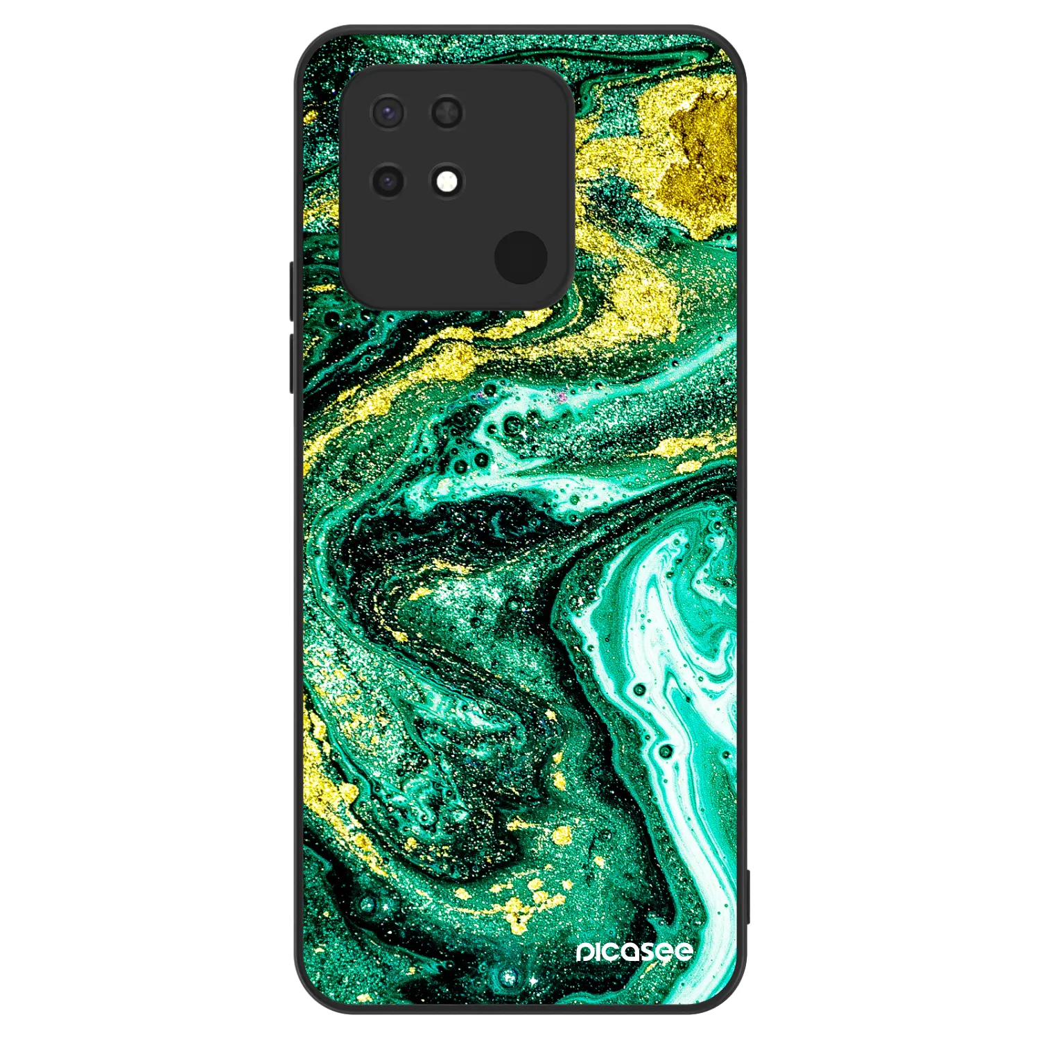 Picasee ULTIMATE CASE für Xiaomi Redmi 10C - Green Gold