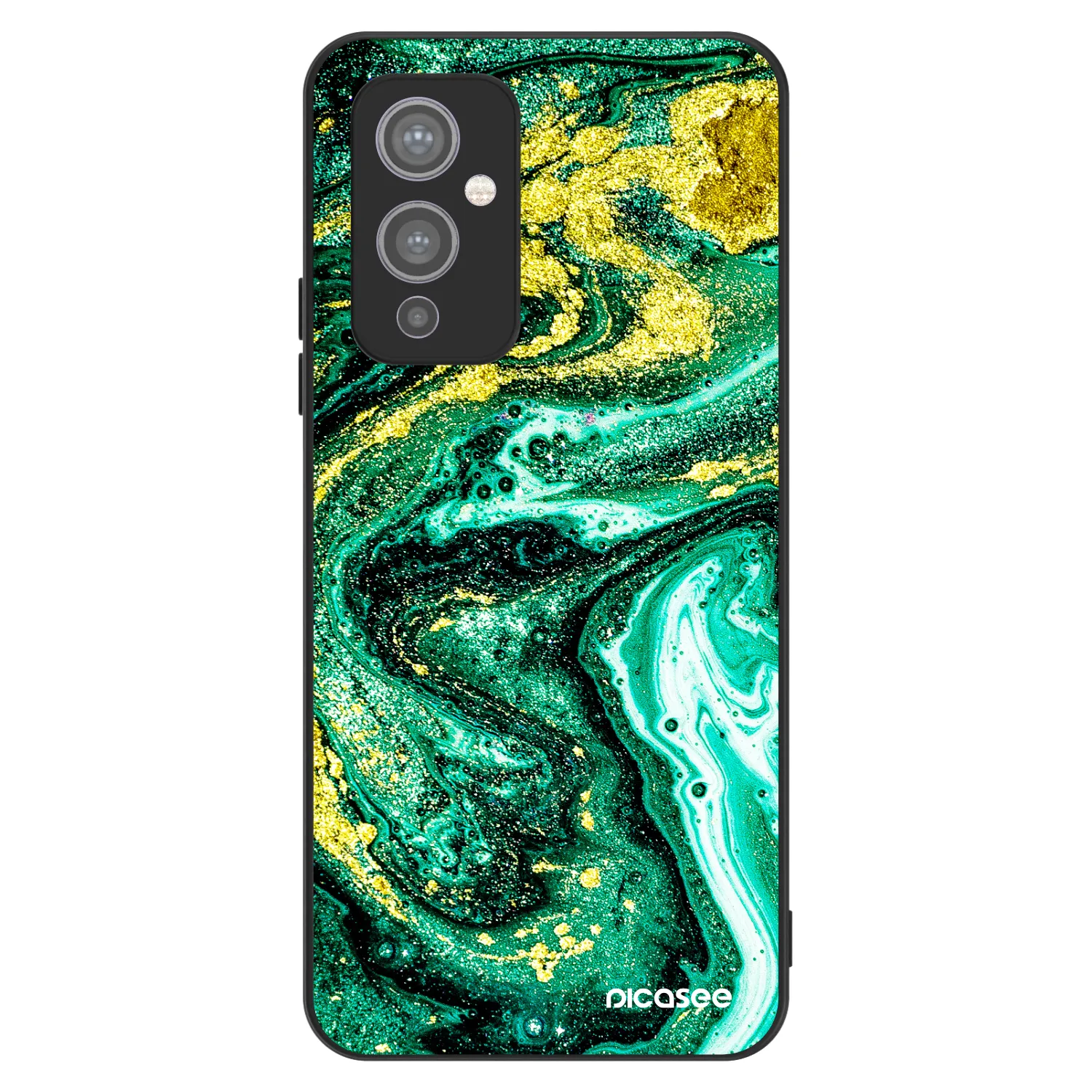 Picasee ULTIMATE CASE für OnePlus 9 - Green Gold