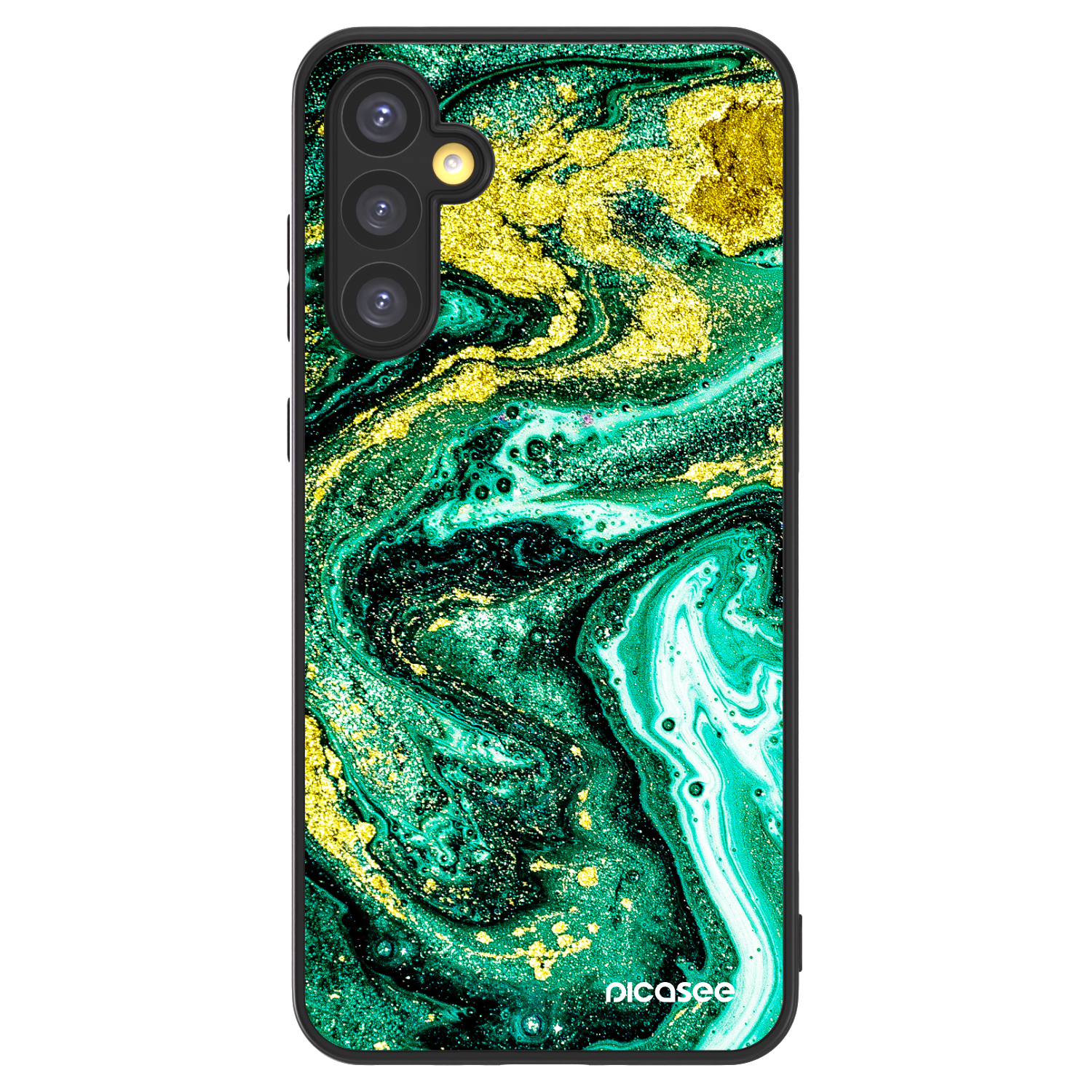 Picasee ULTIMATE CASE für Samsung Galaxy A34 5G A346B - Green Gold