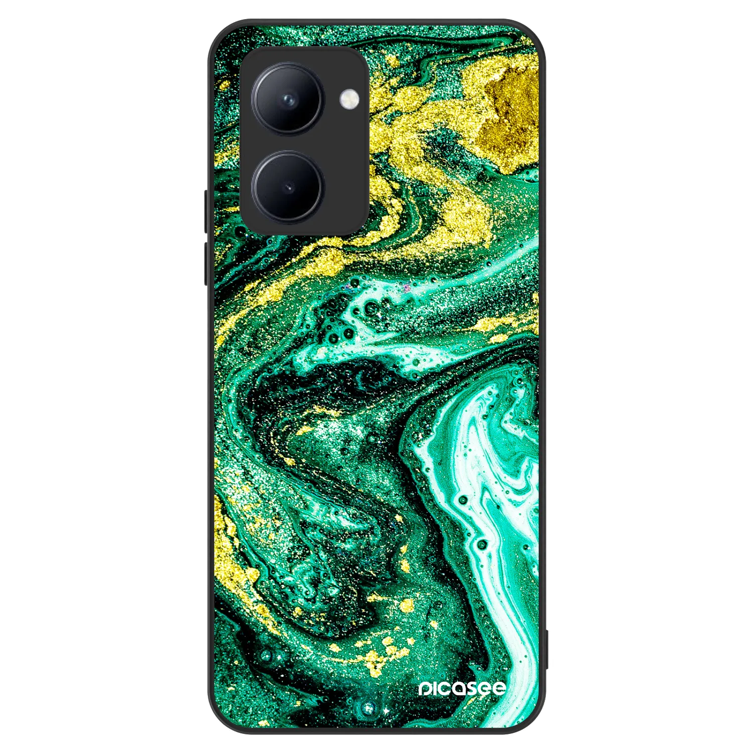 Picasee ULTIMATE CASE für Realme C33 (2023) - Green Gold