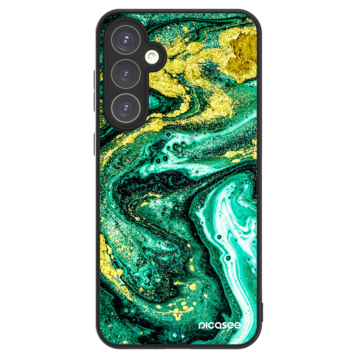 Picasee ULTIMATE CASE PowerShare für Samsung Galaxy S23 FE S711B - Green Gold