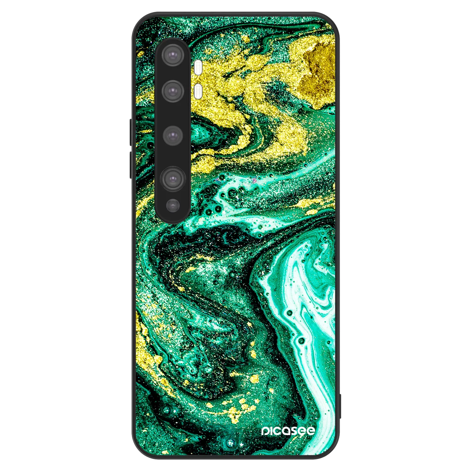 Picasee ULTIMATE CASE für Xiaomi Mi Note 10 (Pro) - Green Gold