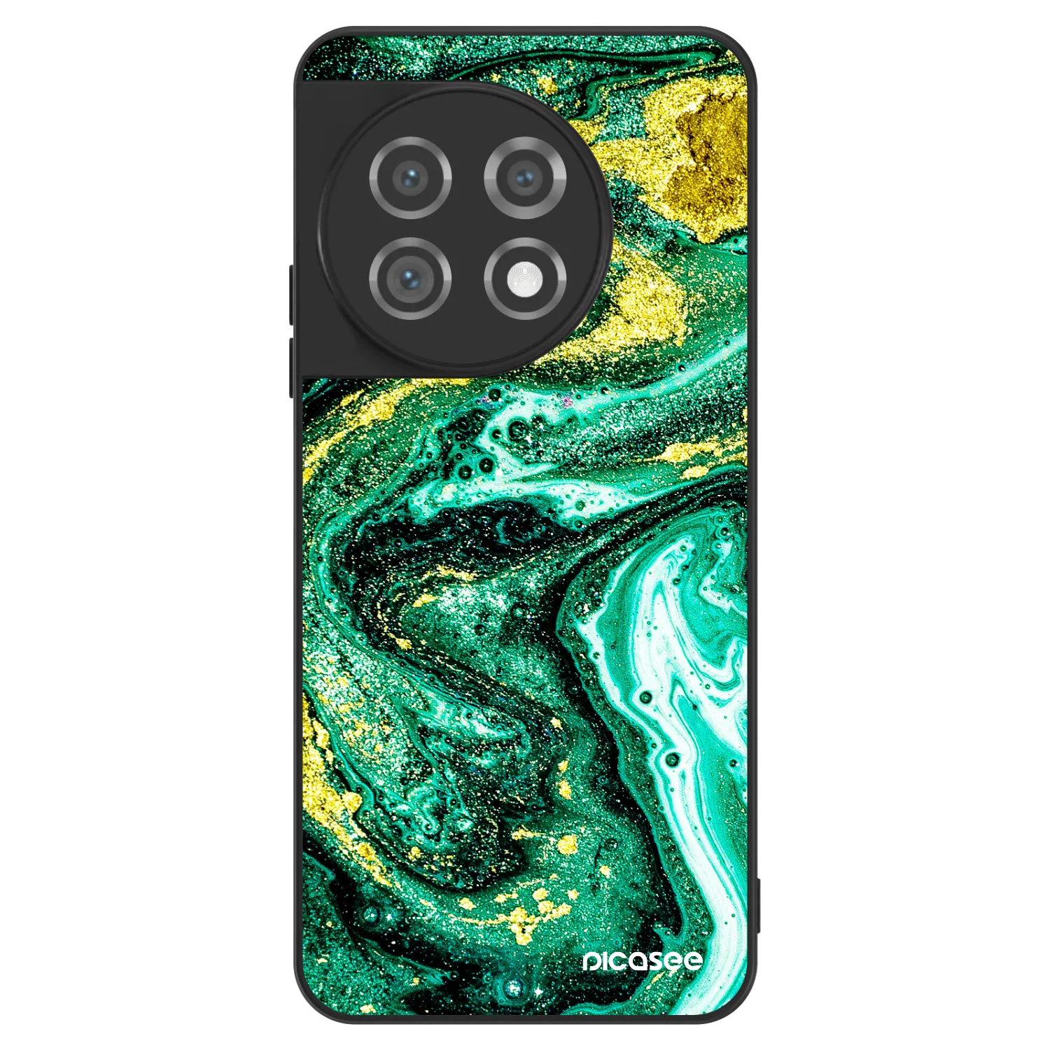 Picasee ULTIMATE CASE für OnePlus 11 5G - Green Gold
