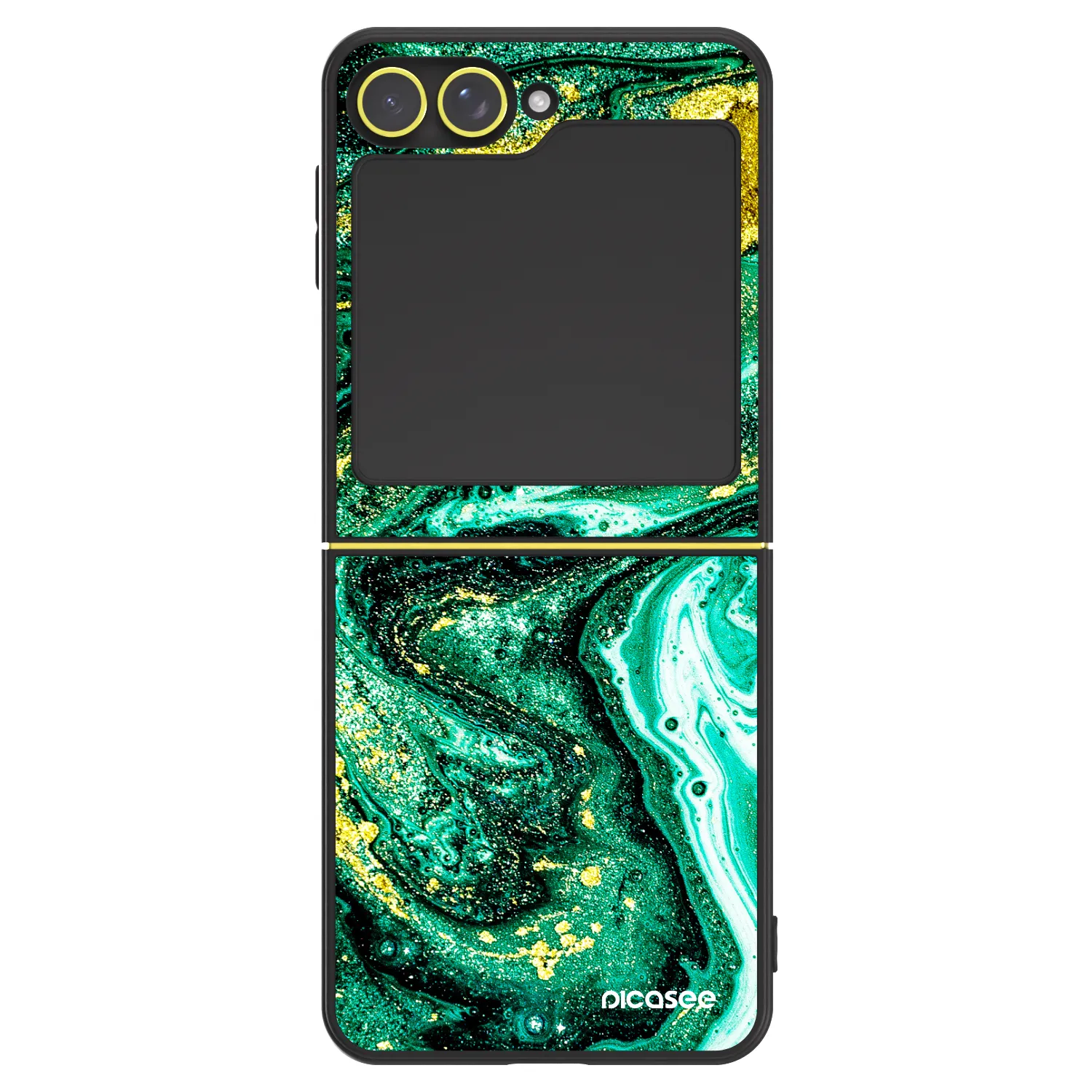 Picasee ULTIMATE CASE für Samsung Galaxy Z Flip5 5G - Green Gold
