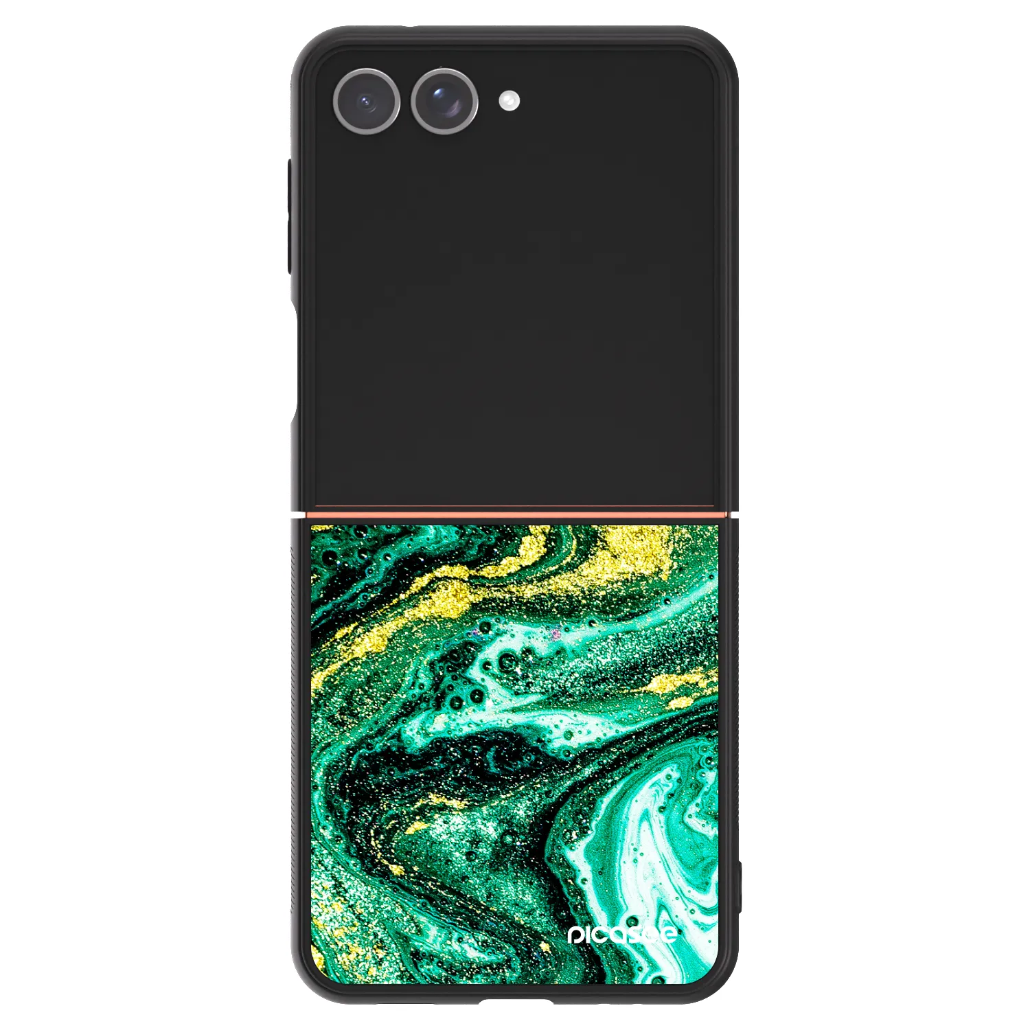 Picasee ULTIMATE CASE für Samsung Galaxy Z Flip7 5G - Green Gold