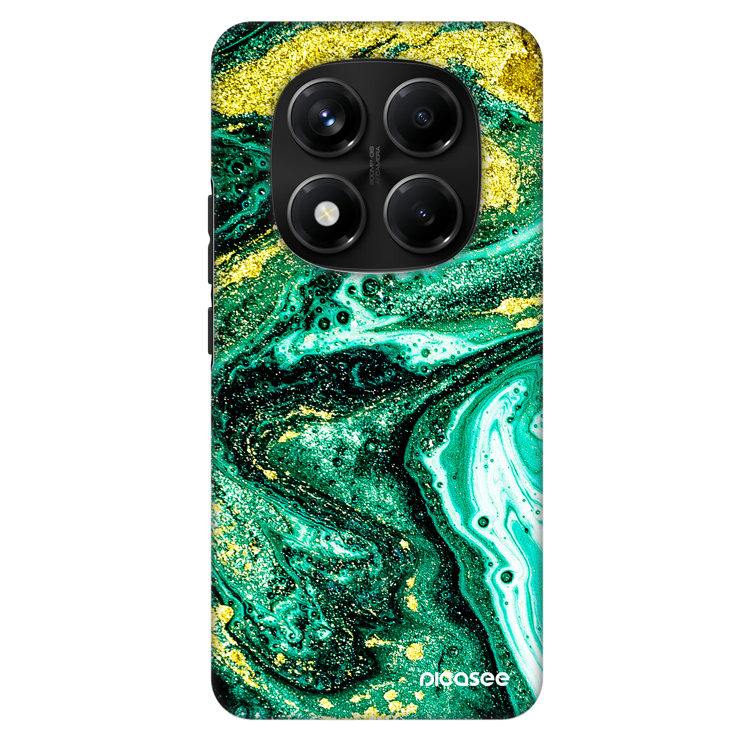 Picasee Fashion Case für Xiaomi Redmi Note 14 Pro+ 5G - Green Gold