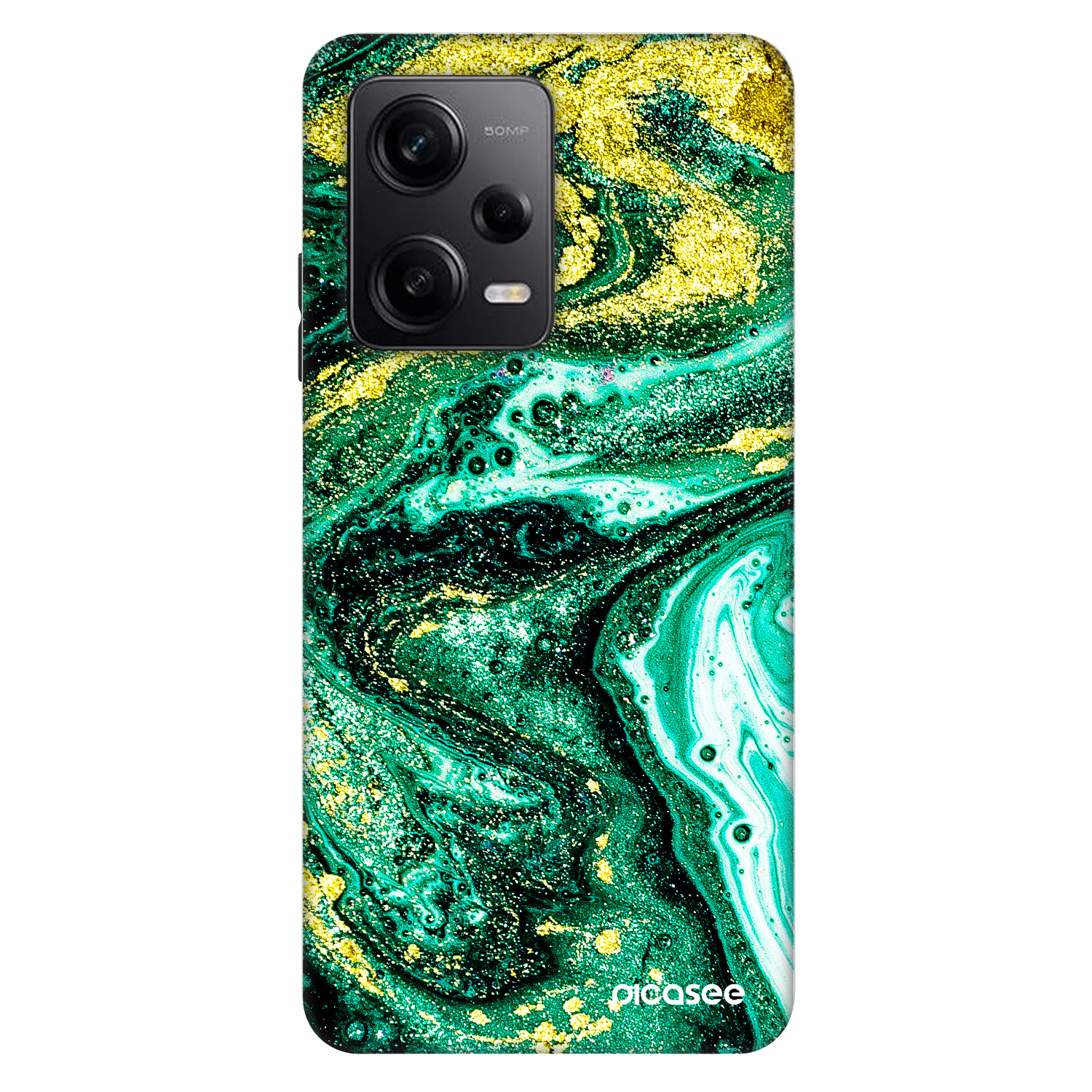 Picasee Fashion Case für Xiaomi Redmi Note 12 Pro+ 5G - Green Gold