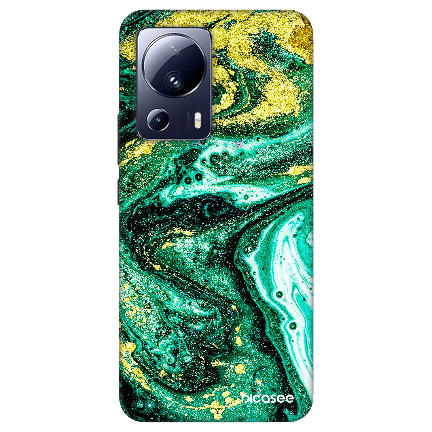Picasee Fashion Case für Xiaomi 13 Lite - Green Gold