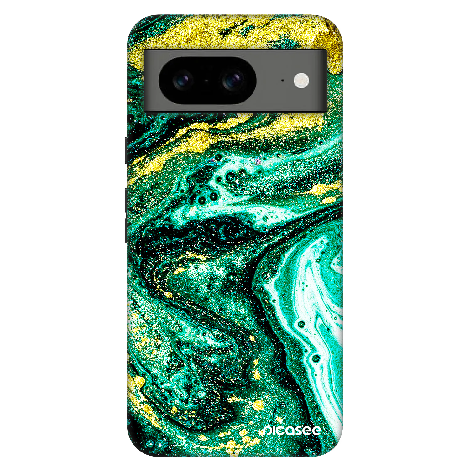 Picasee Fashion Case für Google Pixel 8 Pro - Green Gold