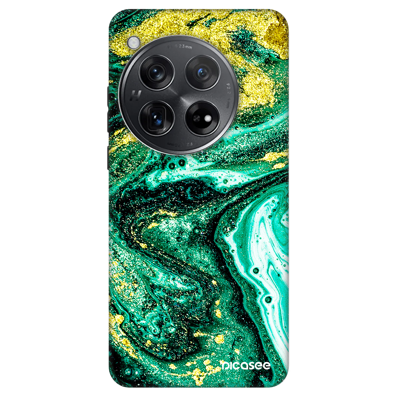 Picasee Fashion Case für OnePlus 12 5G - Green Gold
