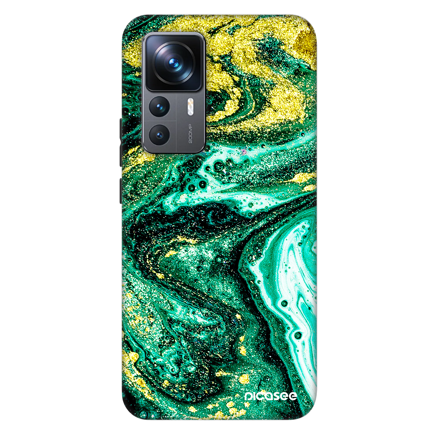 Picasee Fashion Case für Xiaomi 12T - Green Gold