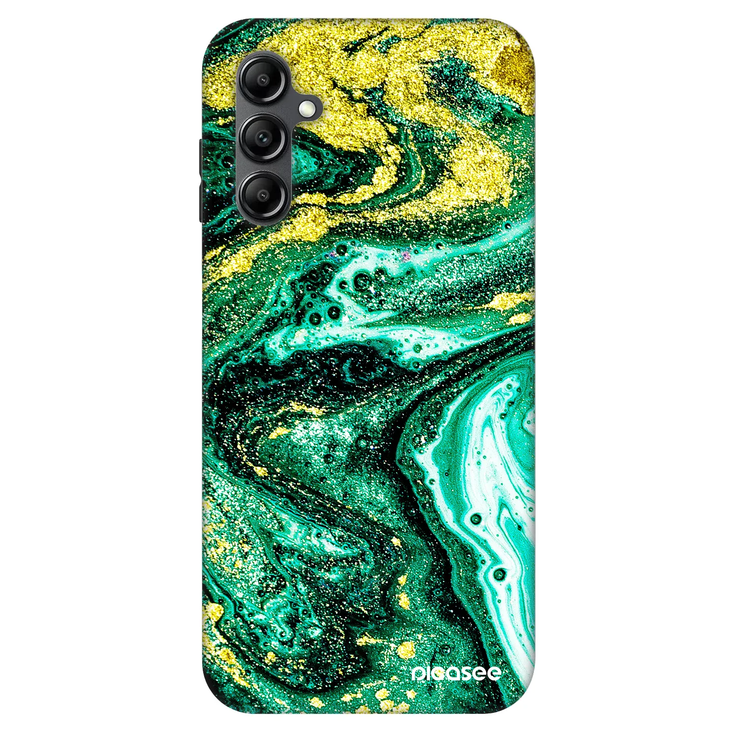 Picasee Fashion Case für Samsung Galaxy A16 4G - Green Gold