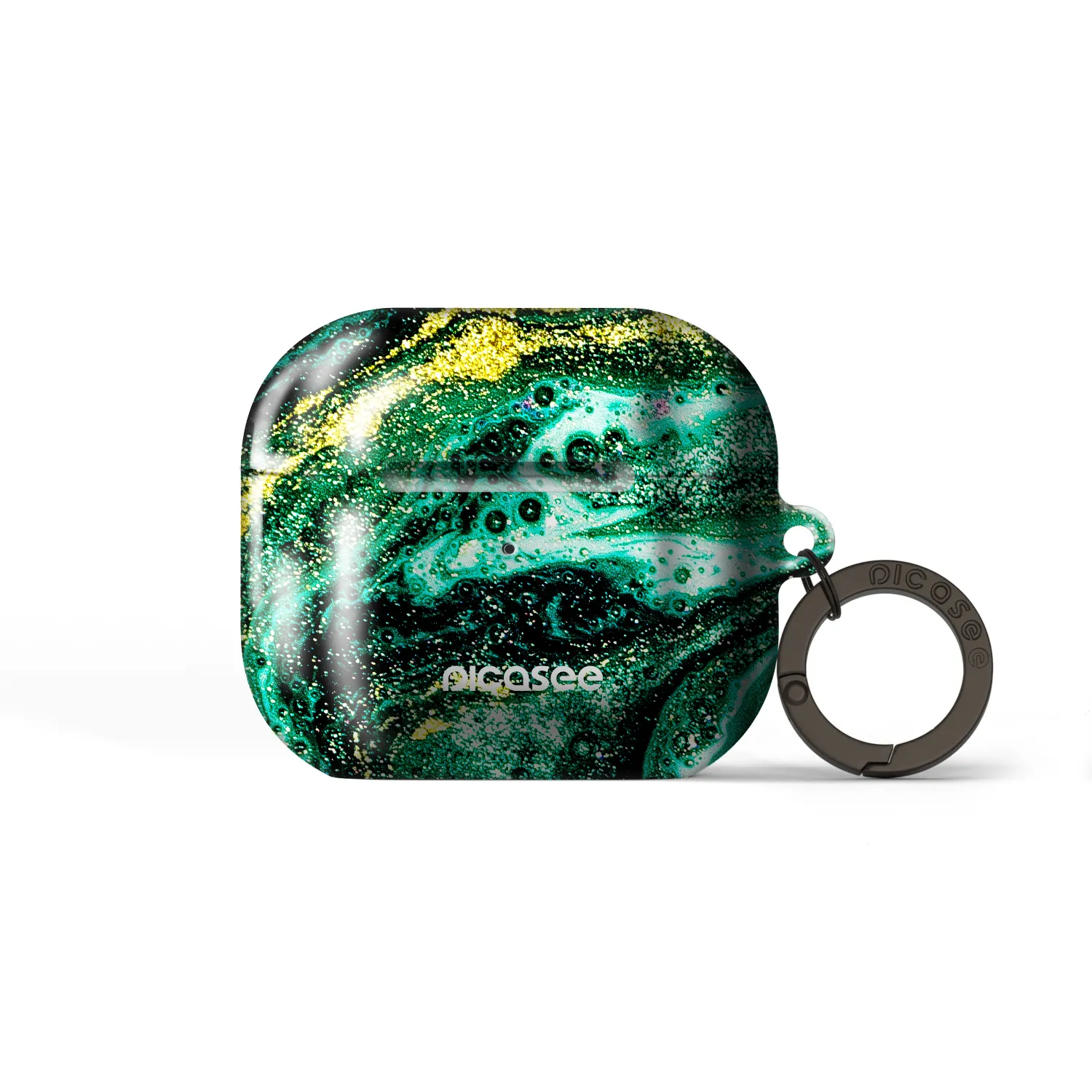 Picasee Obal pro Apple AirPods 3 - Green Gold