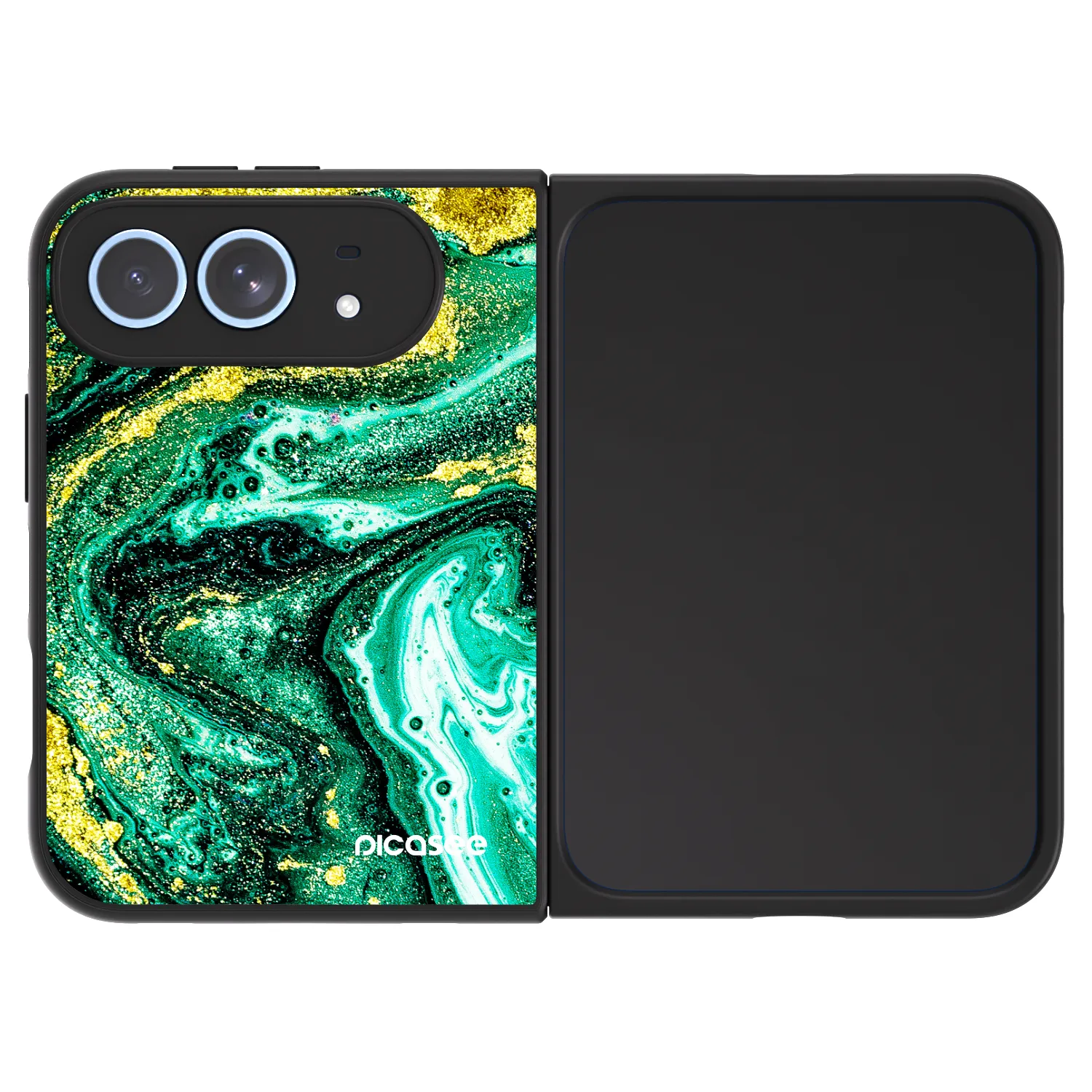 Picasee ULTIMATE CASE für Apple iPhone Duo - Green Gold