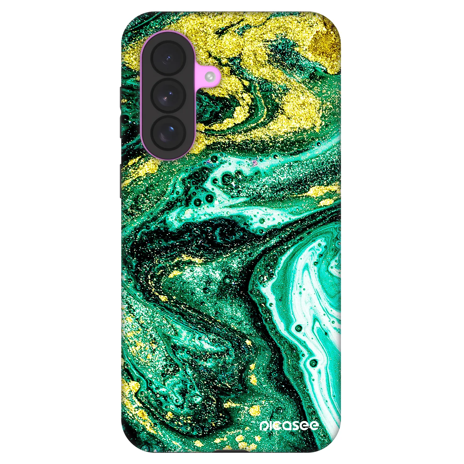 Picasee Fashion Case für Samsung Galaxy A37 - Green Gold