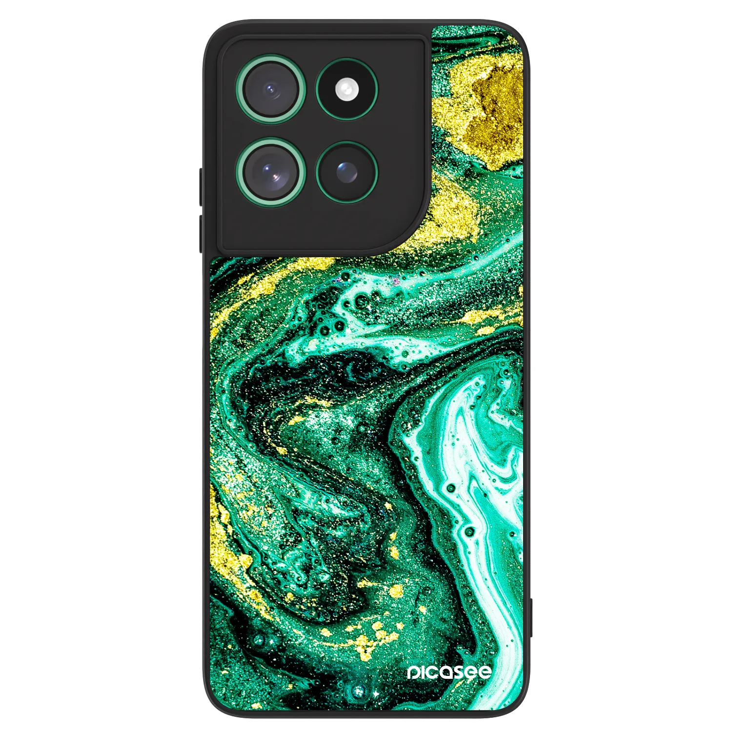 Picasee ULTIMATE CASE für Motorola Moto G57 Power - Green Gold