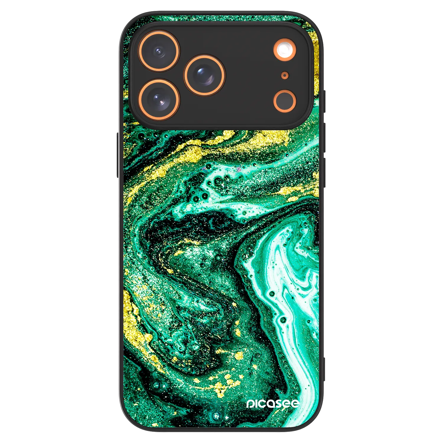 Picasee ULTIMATE CASE MagSafe für Apple iPhone 18 Pro Max - Green Gold