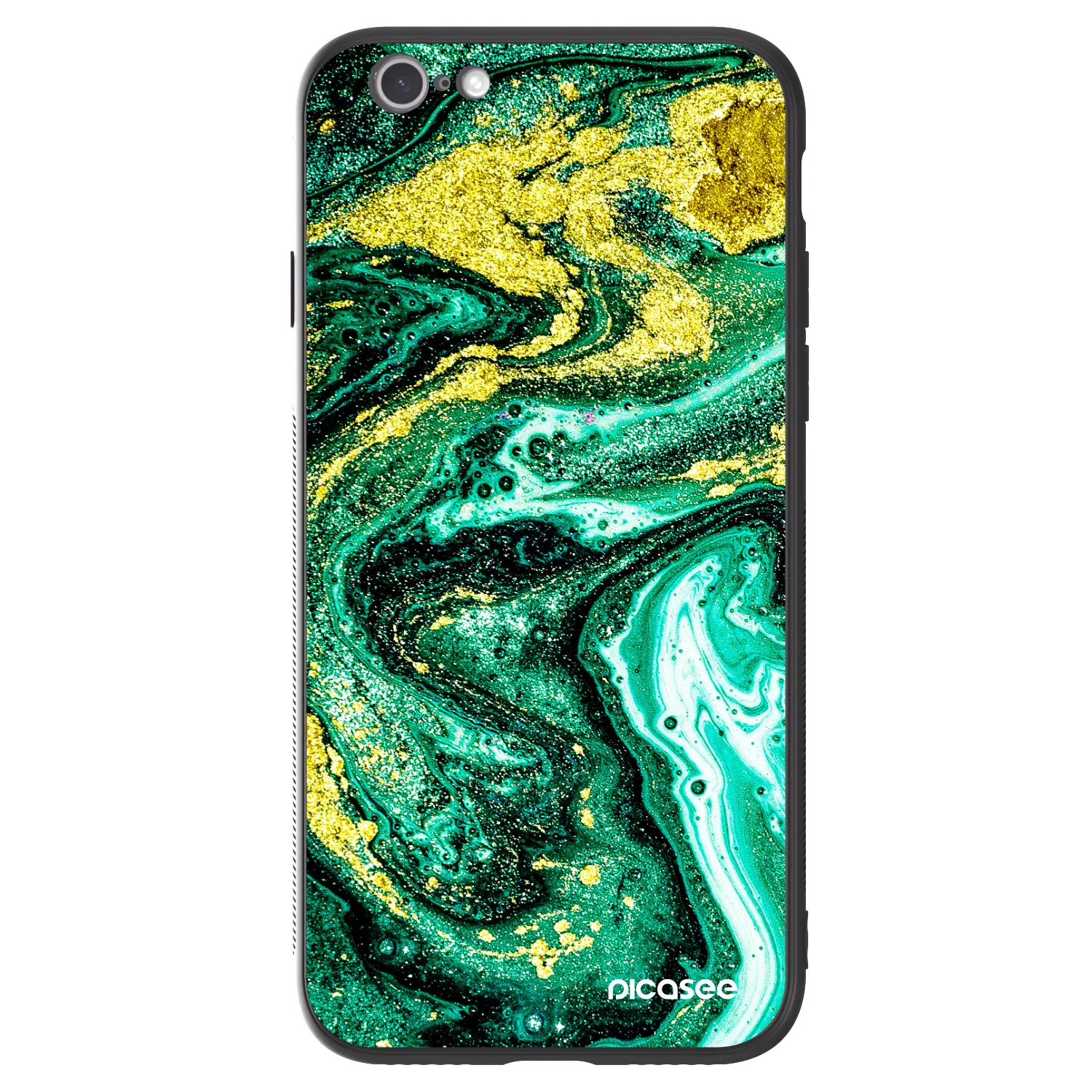 Picasee ULTIMATE CASE für Apple iPhone 6/6S - Green Gold