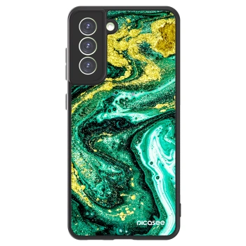 Picasee ULTIMATE CASE für Samsung Galaxy S21 FE 5G - Green Gold
