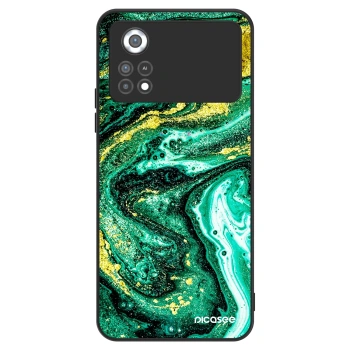 Hülle für Xiaomi Poco X4 Pro 5G - Green Gold