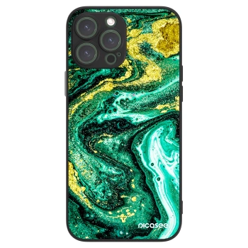 Picasee ULTIMATE CASE MagSafe für Apple iPhone 13 Pro Max - Green Gold