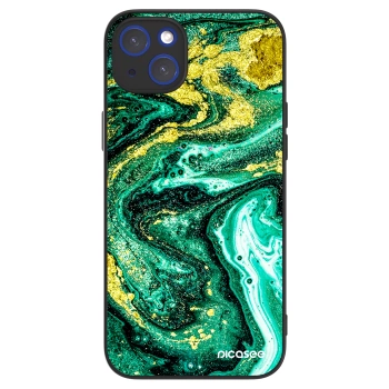 Picasee ULTIMATE CASE MagSafe für Apple iPhone 14 Plus - Green Gold