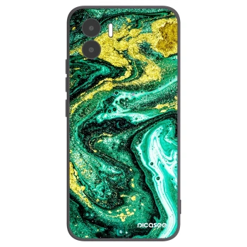 Picasee Xiaomi Redmi A1 Hülle - Schwarzes Silikon - Green Gold