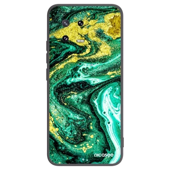 Picasee Xiaomi 13 Pro Hülle - Schwarzes Silikon - Green Gold