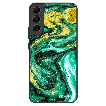 Picasee ULTIMATE CASE PowerShare für Samsung Galaxy S22+ 5G - Green Gold