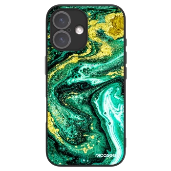 Picasee ULTIMATE CASE für Apple iPhone 16 - Green Gold