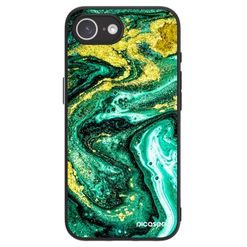 Picasee ULTIMATE CASE MagSafe für Apple iPhone 16e - Green Gold