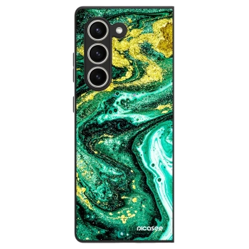 Hülle für Samsung Galaxy Z Fold5 5G - Green Gold
