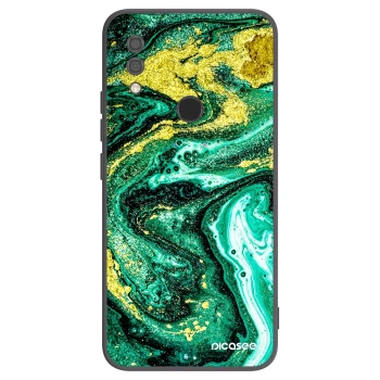 Picasee Xiaomi Redmi 7 Hülle - Schwarzes Silikon - Green Gold