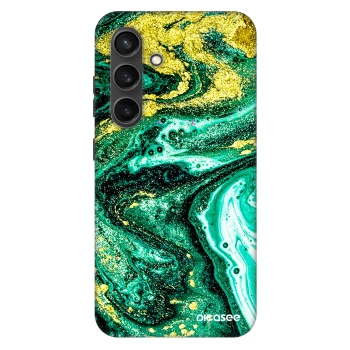 Hülle für Samsung Galaxy S24 S921B 5G - Green Gold